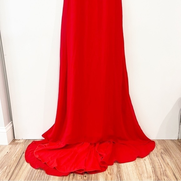 Fame and Partners High Neck Chiffon Maxi Dress - Picture 4 of 12